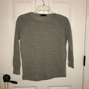 Gray flowy sweater :)